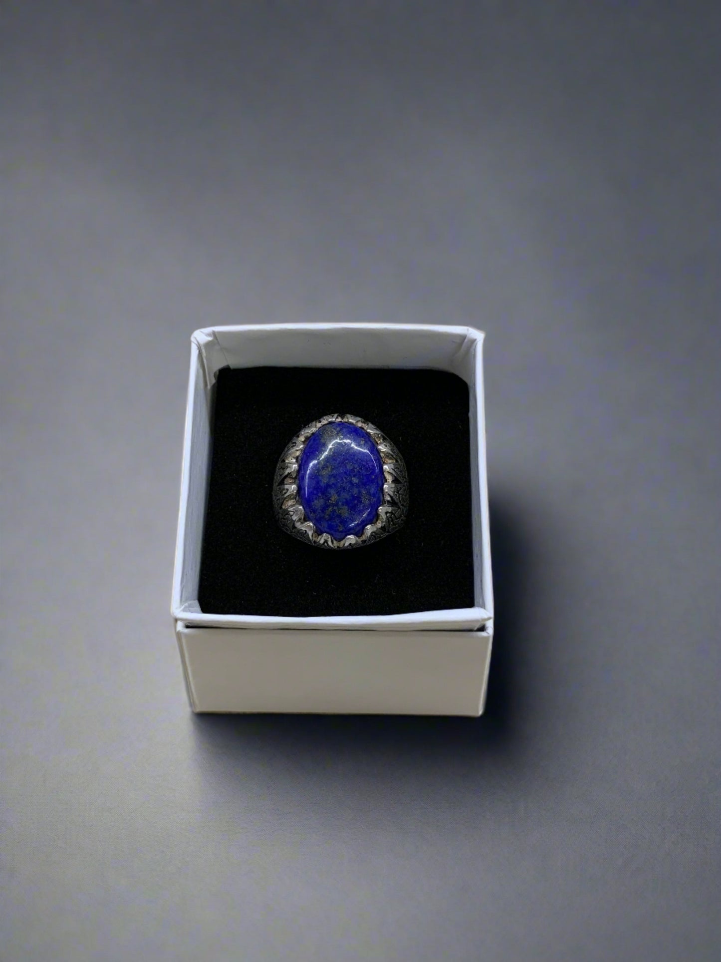 Lapis Lazuli Mens Ring #64