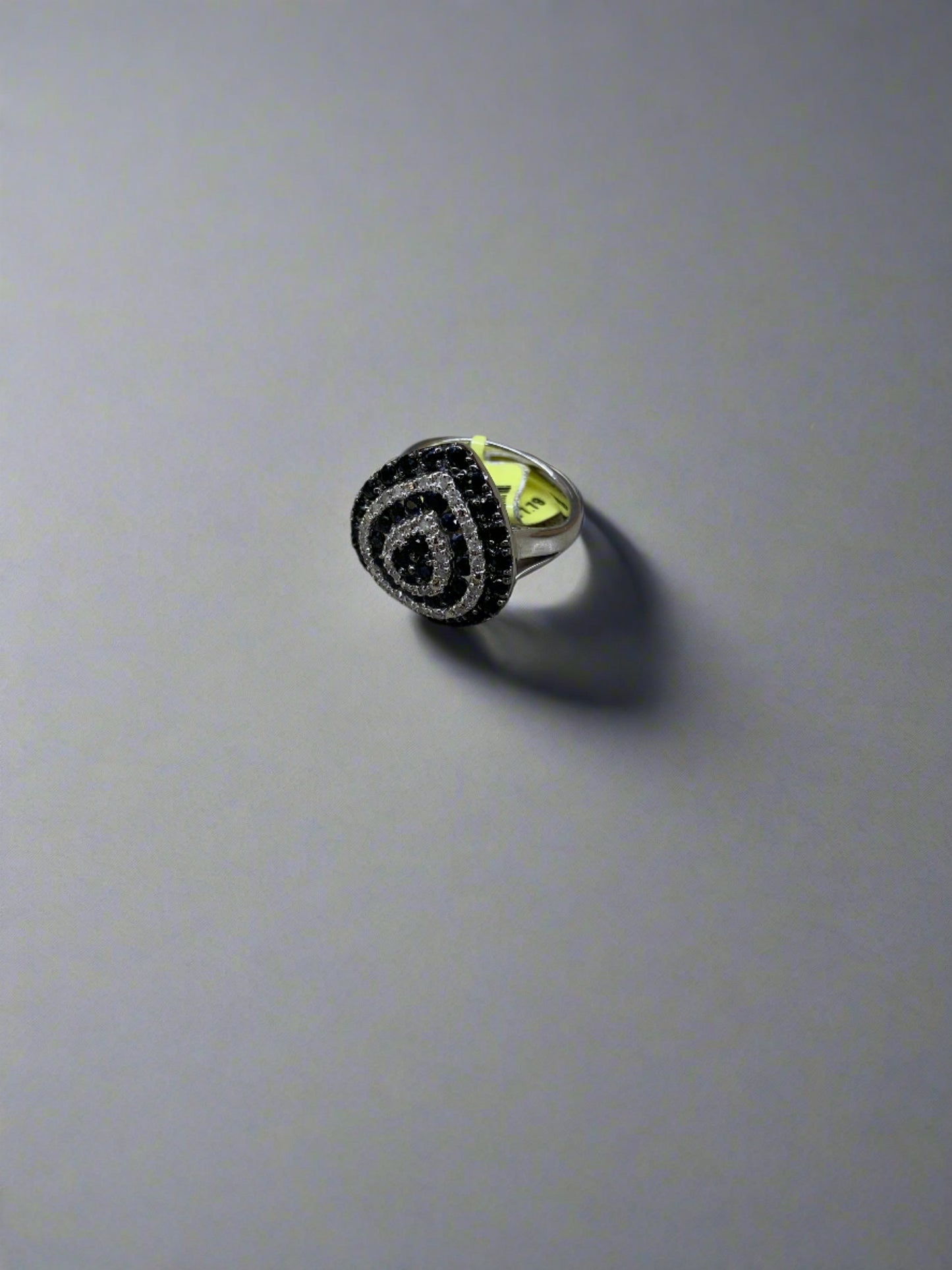 Black Sapphire Teardrop Ring #35