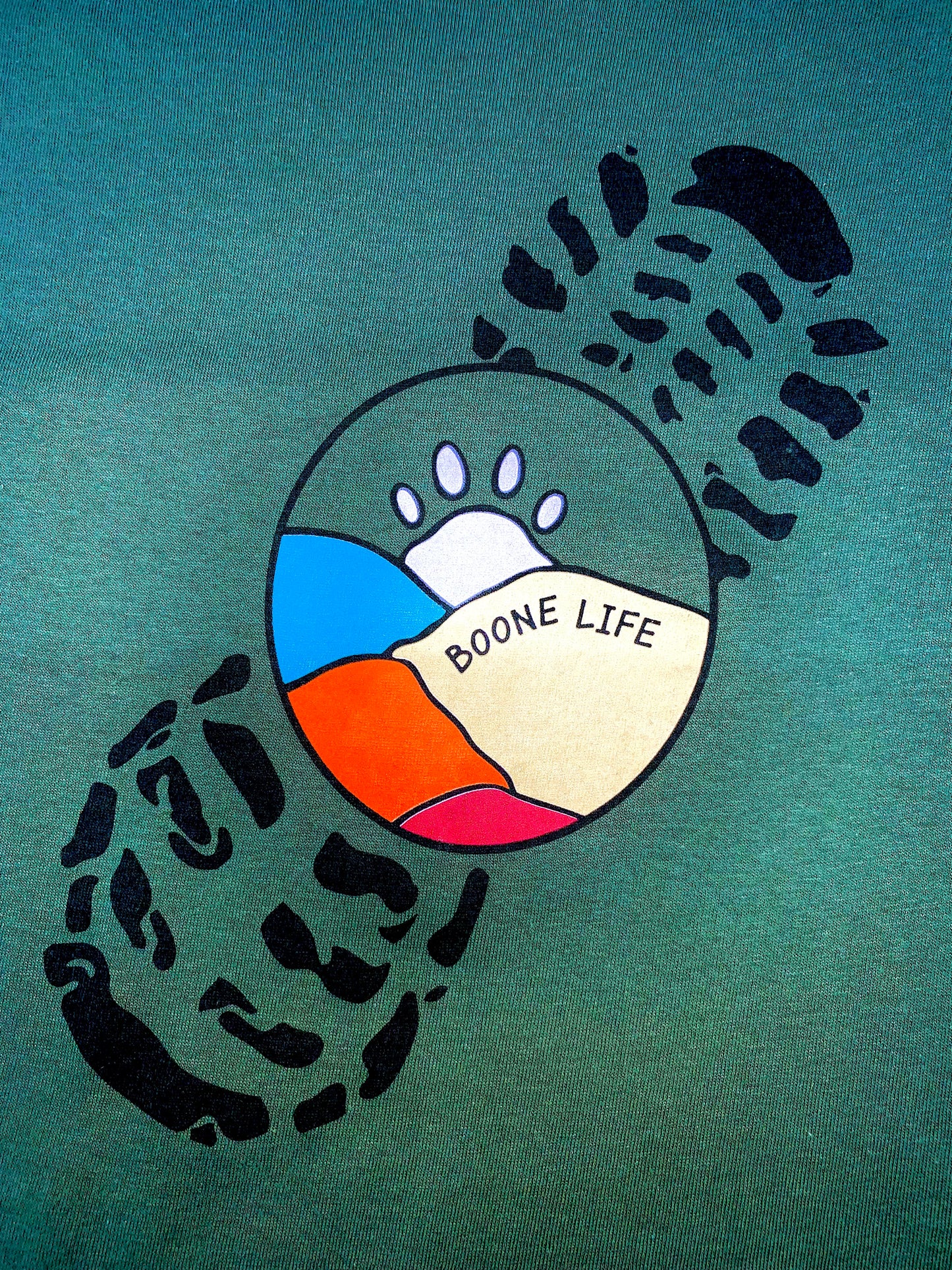 Green Boone Life Short Sleeve Tee