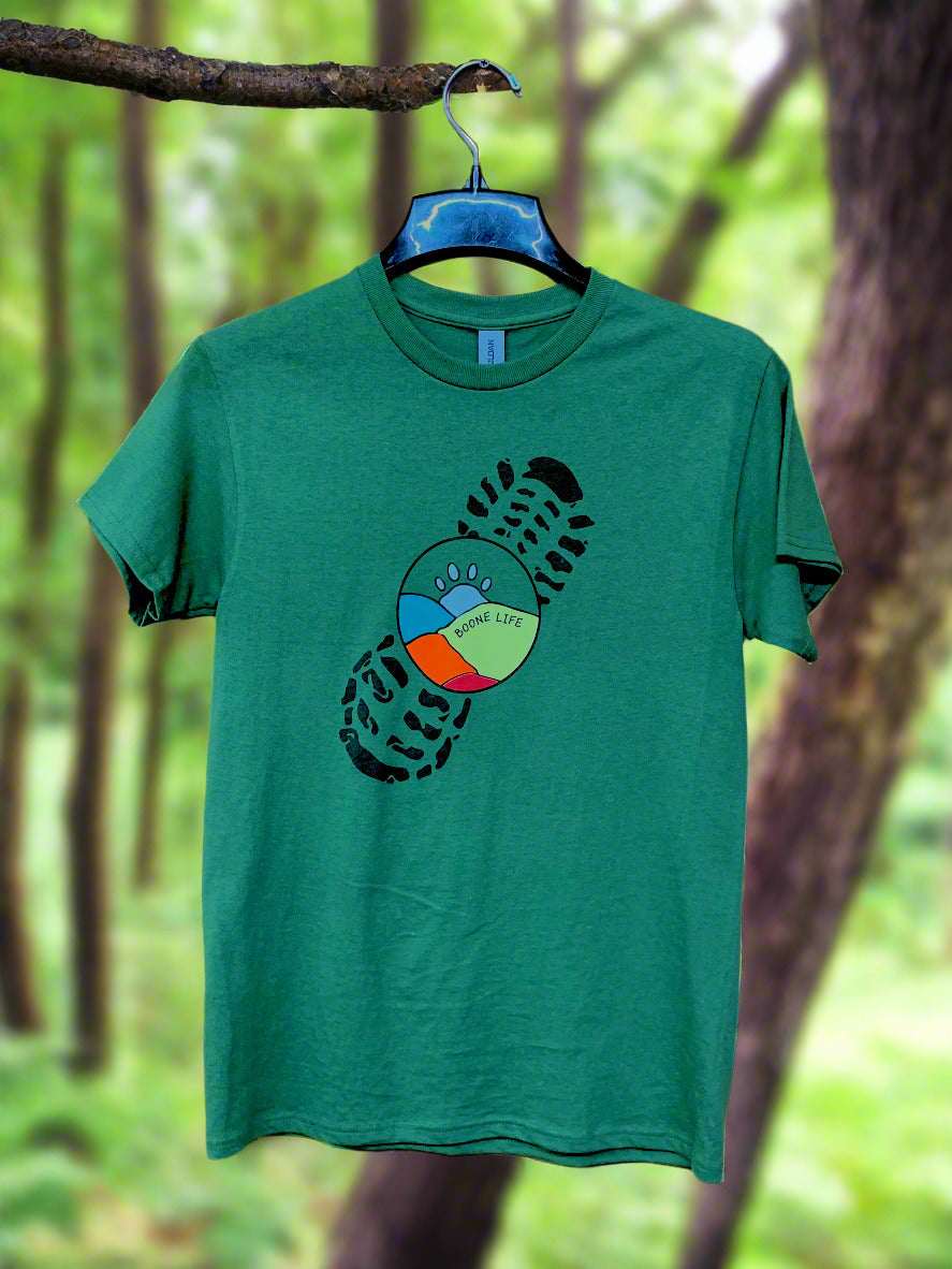 Green Boone Life Short Sleeve Tee